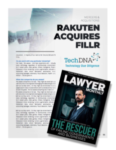 LawyerMonthly_RakutenFillrAcquisition_ArticlePic
